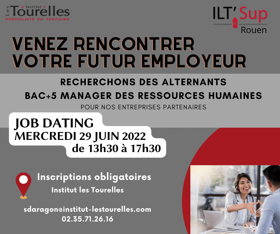 Job Dating Institut Les Tourelles Bac+2 Bac+5 Rouen Apprentissage