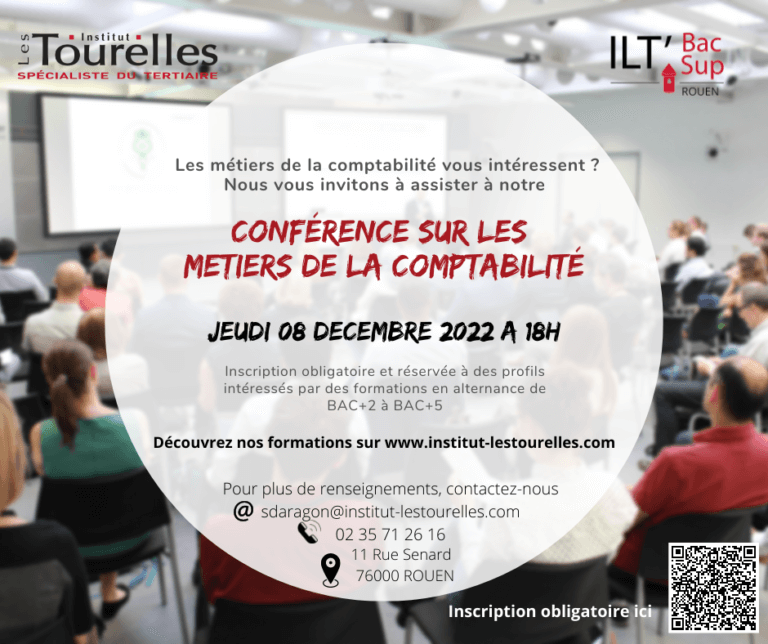 Conférence métiers de la comptabilité ILT'SUP Rouen Apprentissage formations